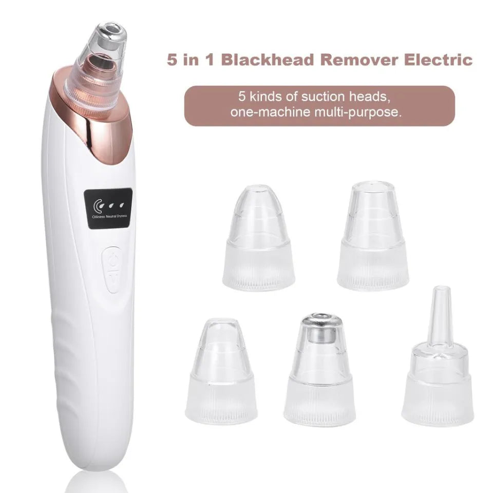 5 in 1 Blackhead Remover Skin Care Pore Vacuum .